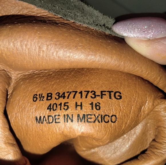 Woman's dark Olive Frye company boots sz 6.5 - Picture 8 of 13